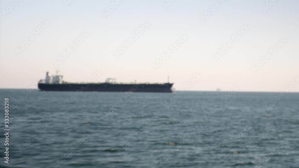 Cargo Ship Just off the Coast of Long Beach Cargo Ship Just off the Coast of Long Beach