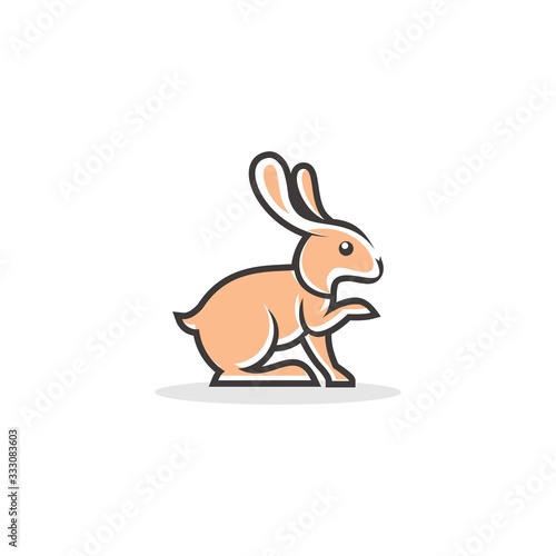 Rabbit inspiration logo design download © Beny