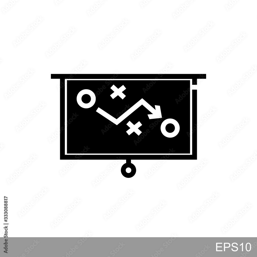 strategy icon with circular images, crosses and arrows.vector illustration strategy icon with circular images, crosses and arrows.vector illustration