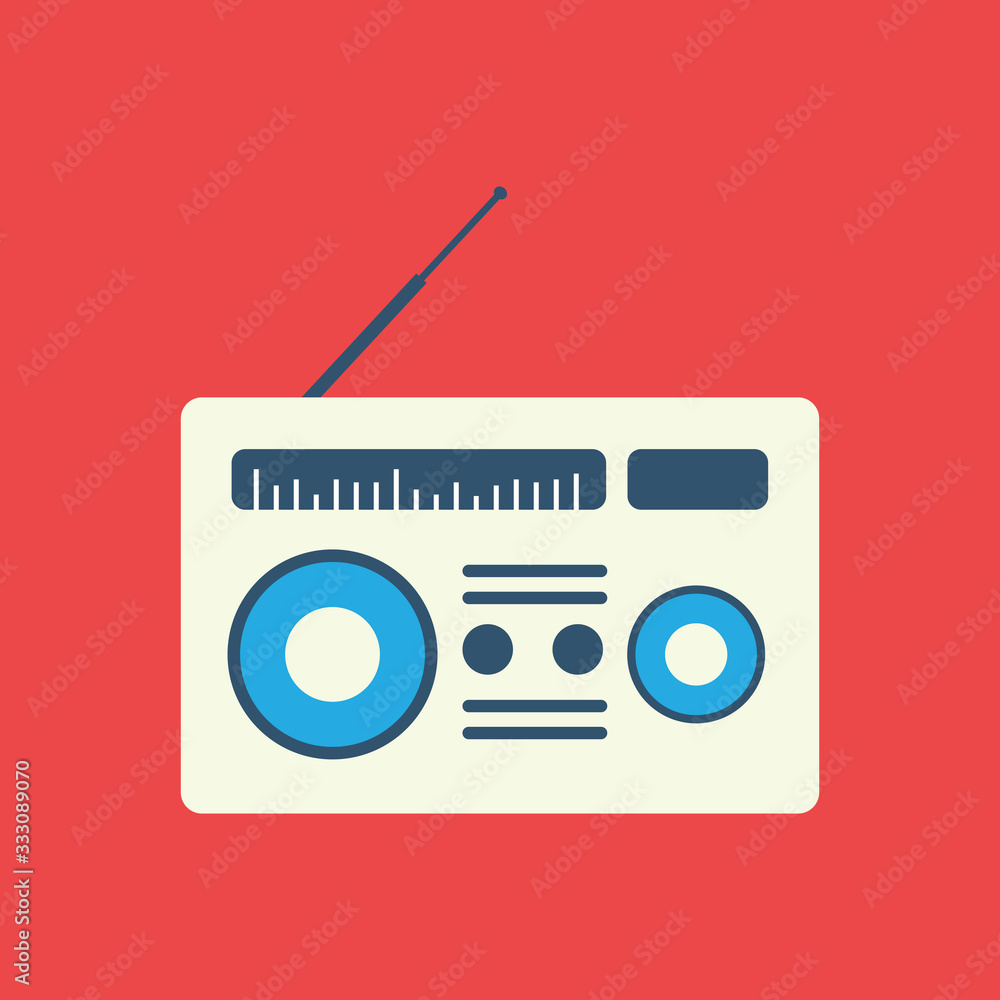 Radio advertising icon