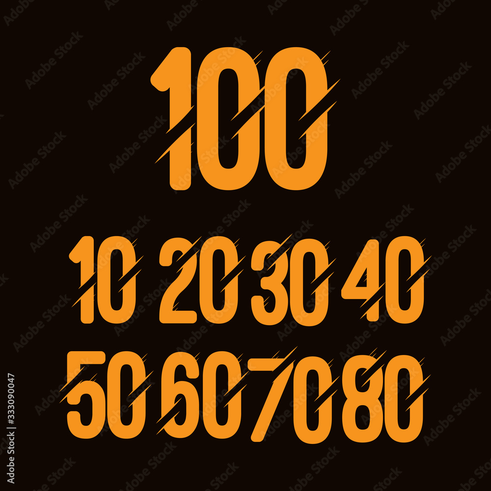 Fototapeta premium 100 Years Anniversary Celebration Vector Template Design Illustration