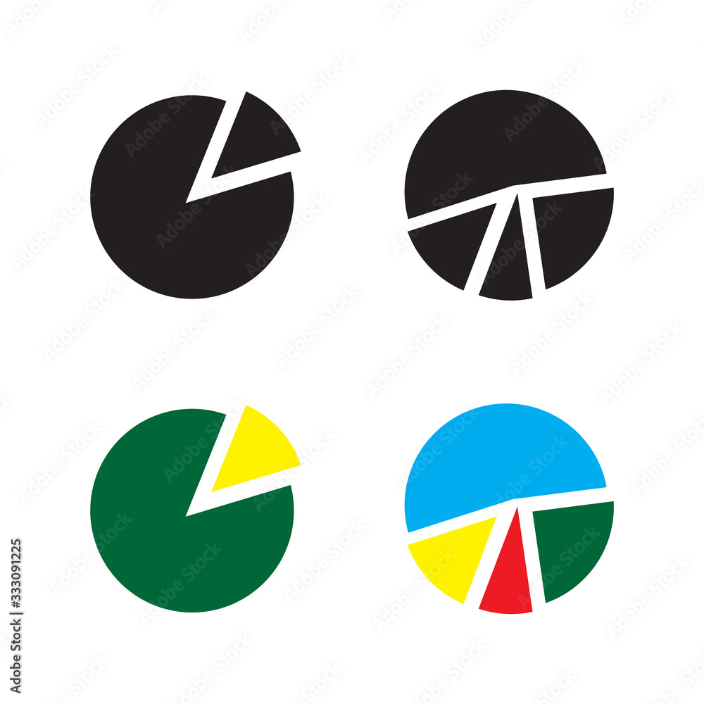 Pie Cart icon vector Pie Cart icon vector