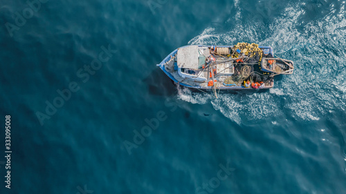 Callao, Lima, Peru - 2020: fisherman in coasts of Callao 2020 in Lima, Peru