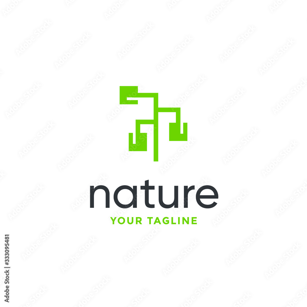 leaf logo design vector for nature symbol template editable leaf logo design vector for nature symbol template editable