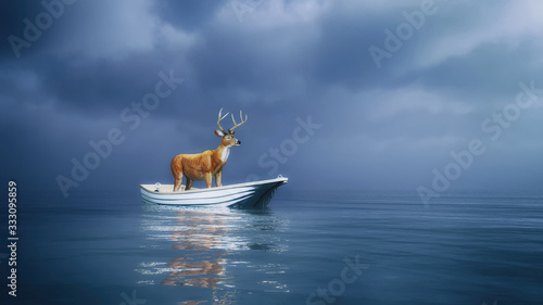 Deer boat