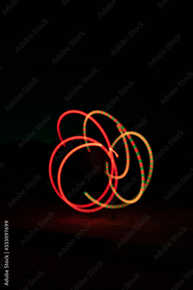 Light neon curve Light neon curve