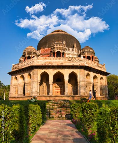New Delhi, India - Mohammad Shah Tomb, Lodhi Garden, Delhi India