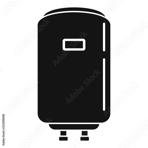 Gas boiler icon. Simple illustration of gas boiler vector icon for web design isolated on white background