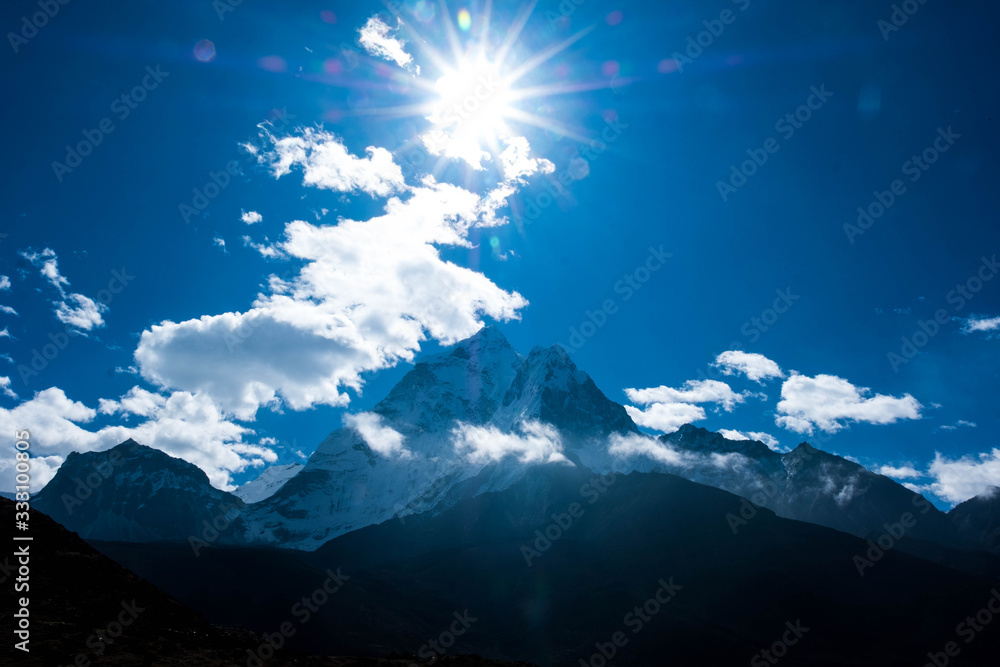 The route to Everest base camp in Nepal 2019. The route to Everest base camp in Nepal 2019.