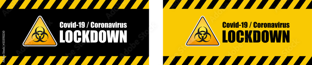 Obraz premium Lockdown / Coronavirus
