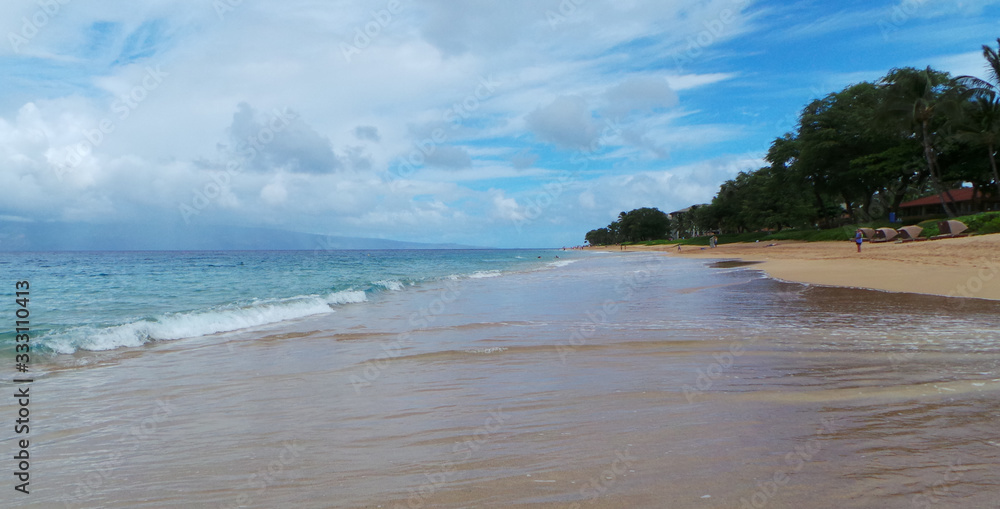 panorama esotico America Latina di spiaggia e mare 