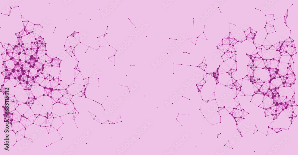 Network Mesh Procedural Art background illustration Network Mesh Procedural Art background illustration