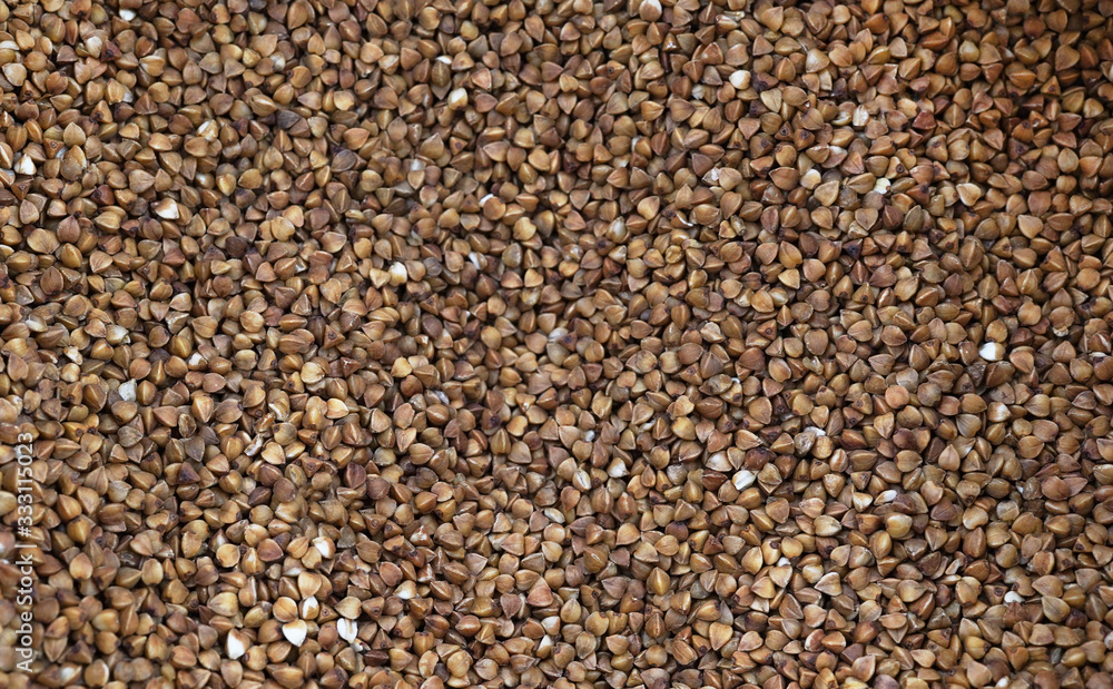 Buckwheat. Diet concept. Background texture of buckwheat. Buckwheat. Diet concept. Background texture of buckwheat.
