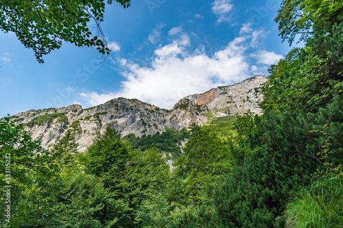 Salzburg high throne in the Berchtesgadener Land