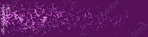 Network Mesh Procedural Art background illustration