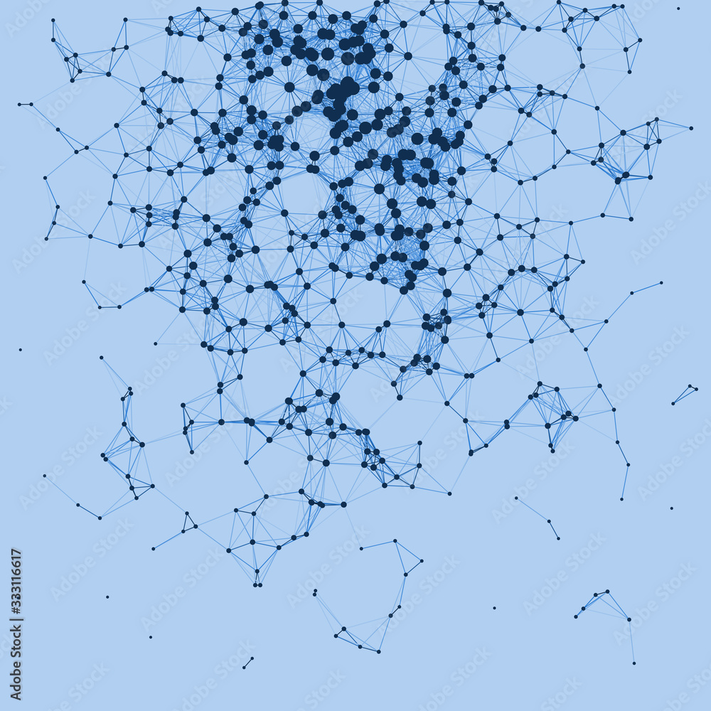 Network Mesh Procedural Art background illustration Network Mesh Procedural Art background illustration