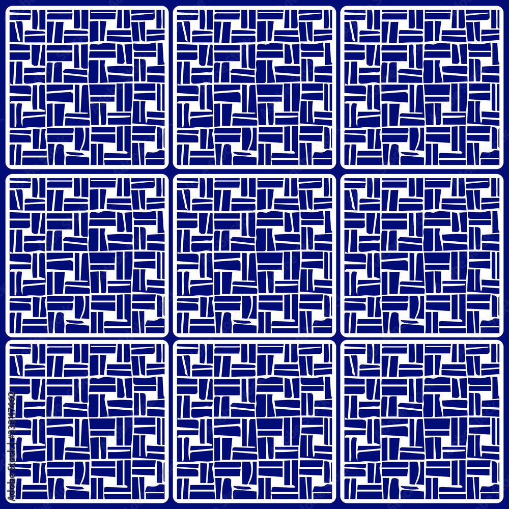 Squares with patterns inside. Tiles with illustrations. Squares with patterns inside. Tiles with illustrations.