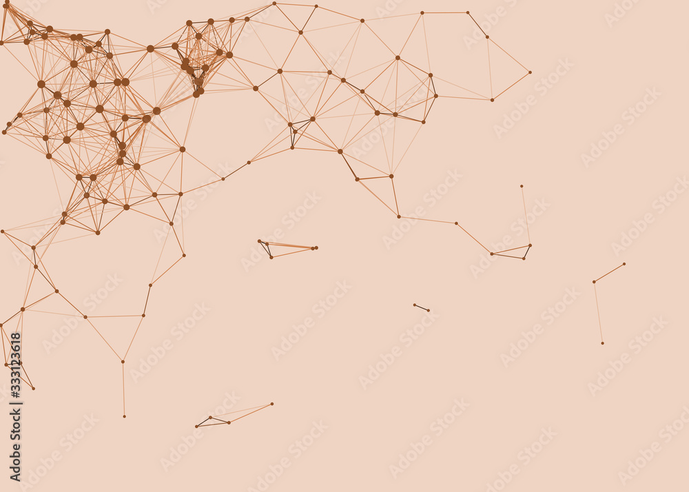 Network Mesh Procedural Art background illustration Network Mesh Procedural Art background illustration