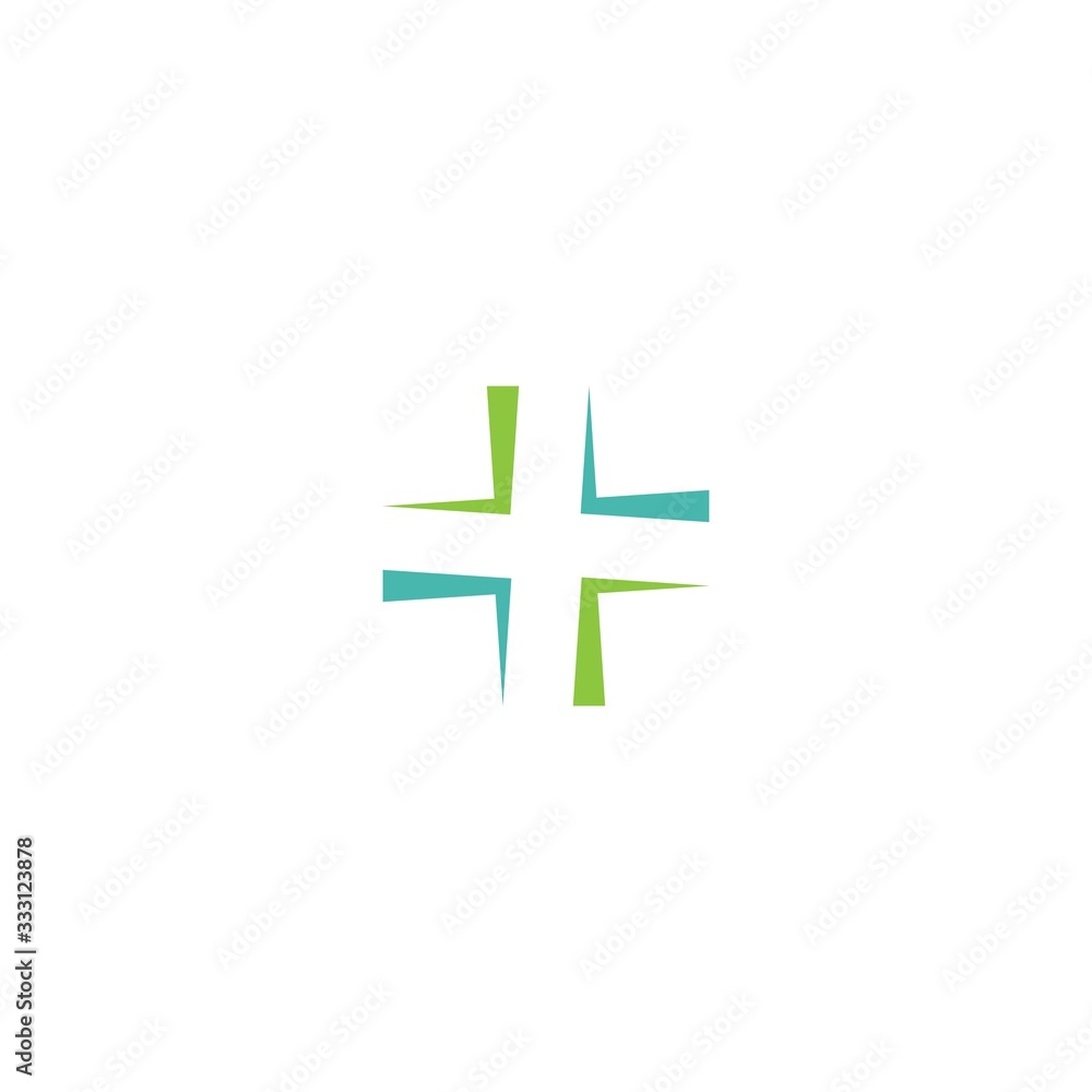 Obraz premium Cross Medical Logo template
