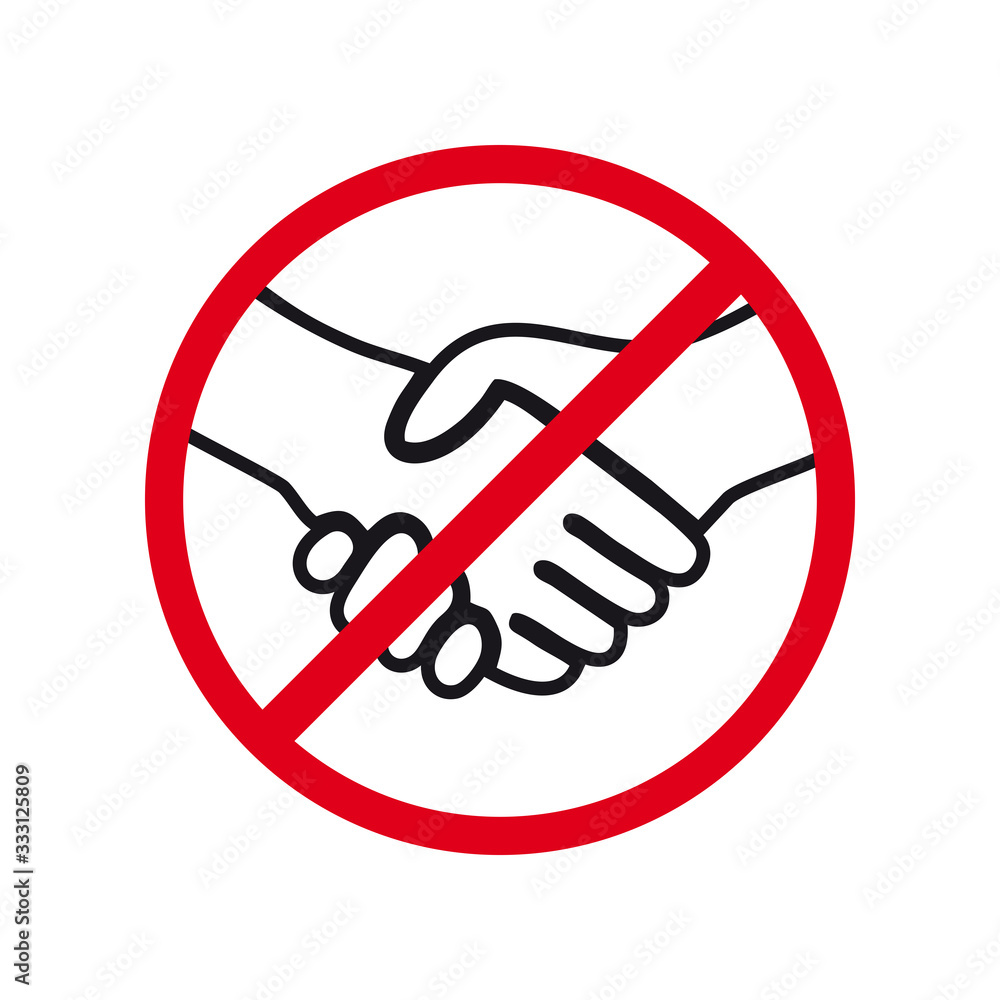 Don't handshake icon vector. Linear style sign for mobile concept and web design. round Symbol illustration. Business concept with hands. Flat clipart on white background. Don't handshake icon vector. Linear style sign for mobile concept and web design. round Symbol illustration. Business concept with hands. Flat clipart on white background.