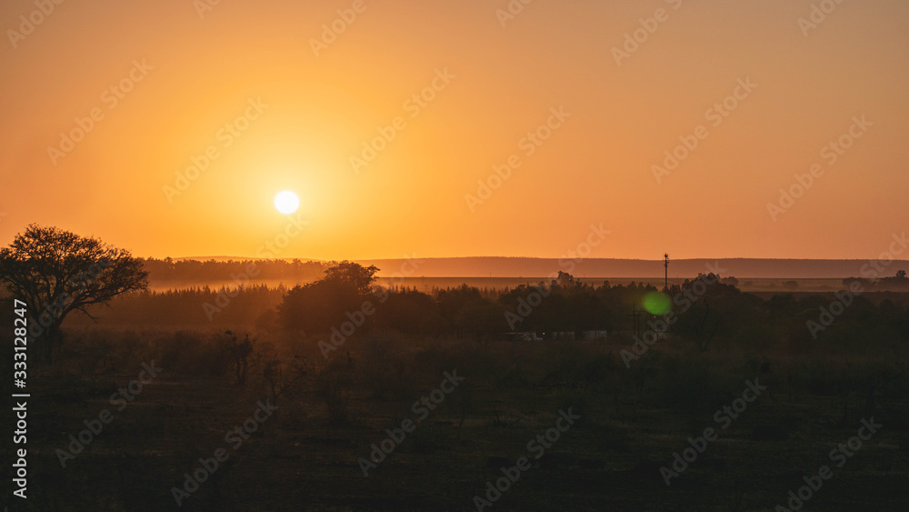 Sunrise in kruger national park south africa Sunrise in kruger national park south africa
