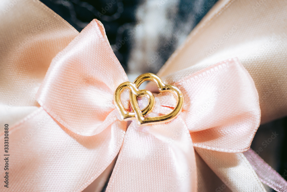 heart shaped jewelry with pink ribbons heart shaped jewelry with pink ribbons
