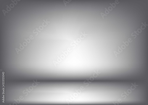 abstract gray and white backgrounds gradient vector illustration, display products ,room, interior