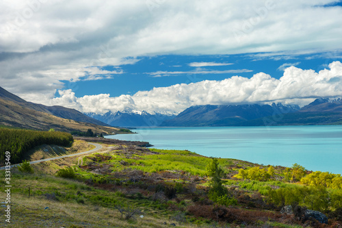 Lake Pukaki in New Zealand © Fyle