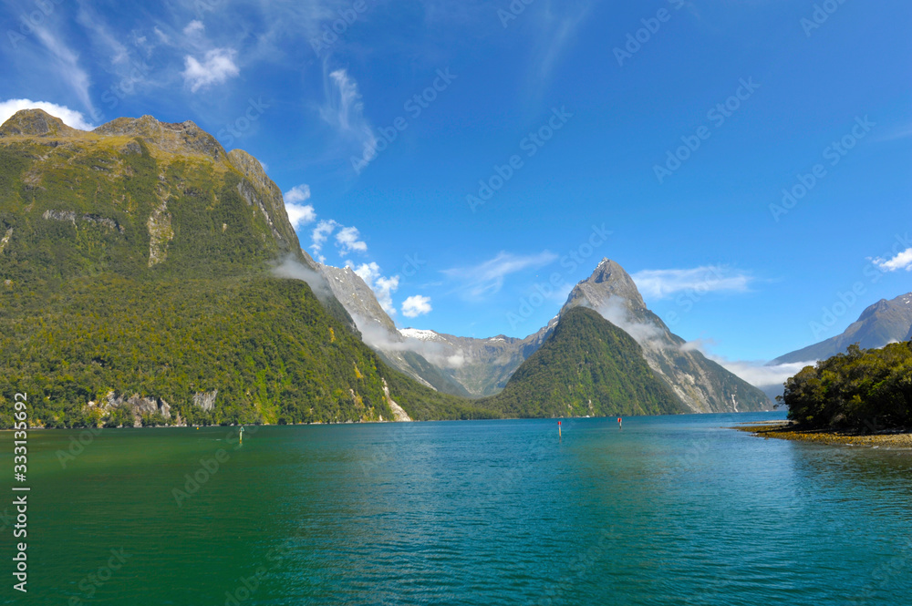 Milford Sound in the New Zealand