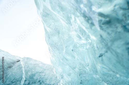 frozen texture of ice