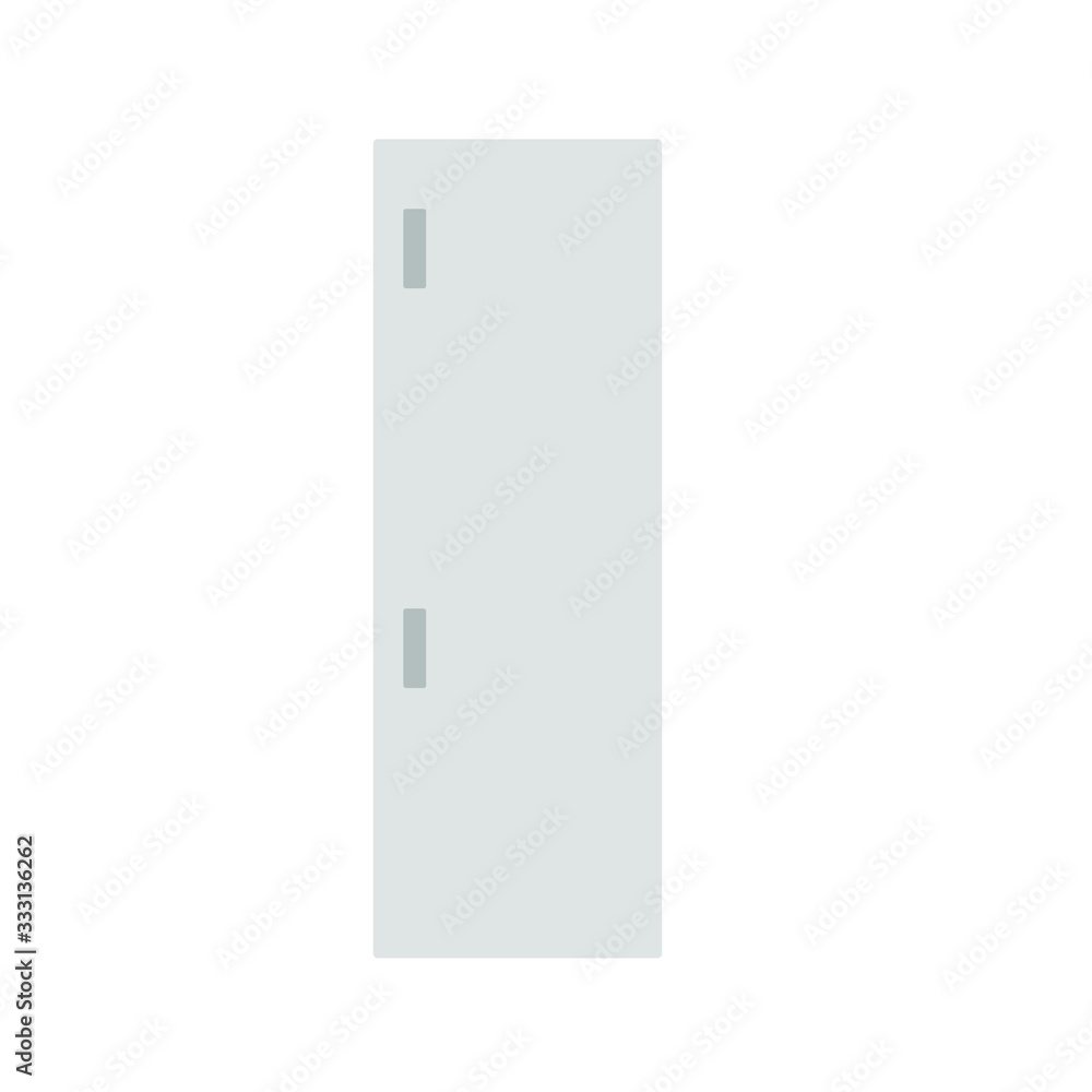 kitchen fridge on white background kitchen fridge on white background