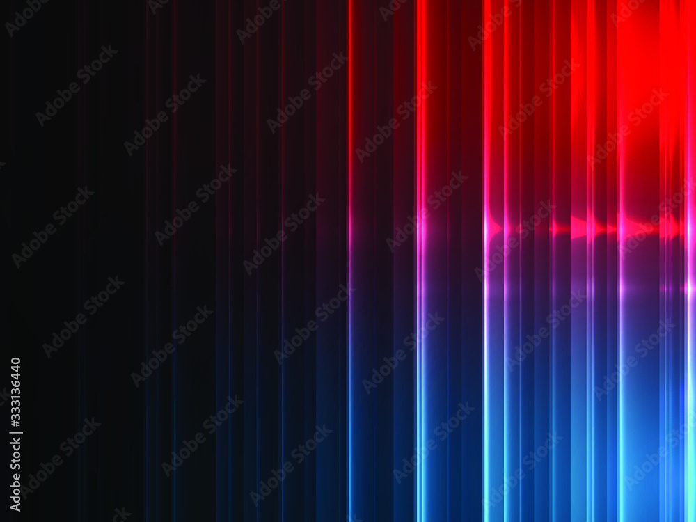 Neon abstract lines design on dark vector background.