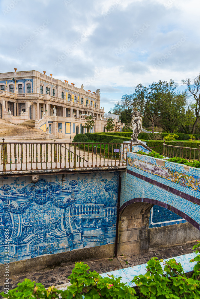 Fototapeta premium National Palace and Gardens of Queluz, Portugal