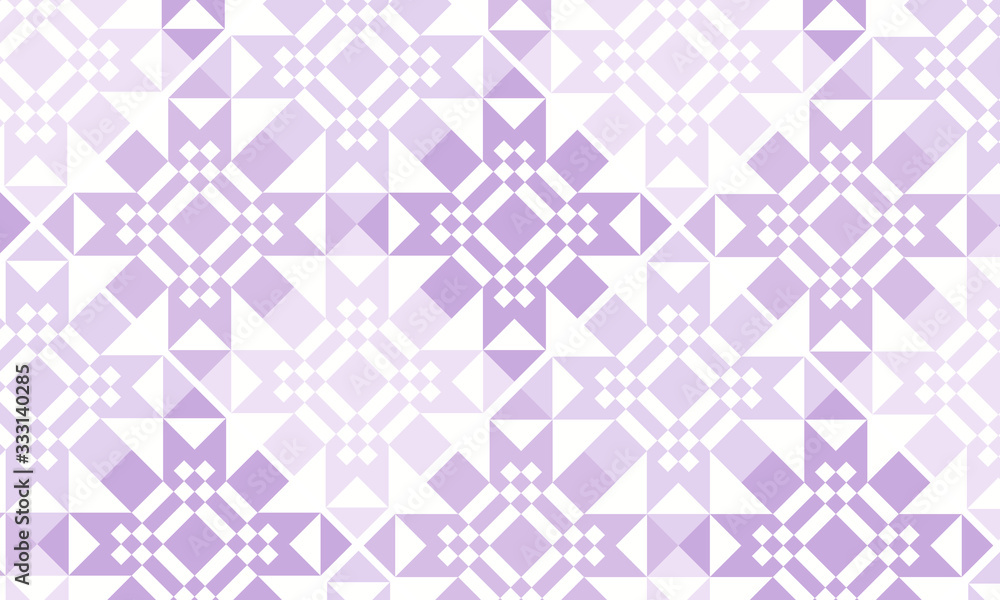 Fototapeta premium Purple Seamless Geometric Pattern