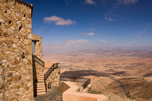 View of the Valle de Santa Ines from the Mirador de Morro Velosa, Betancuria, Fuerteventura, Canary Islands, Spain, Europe