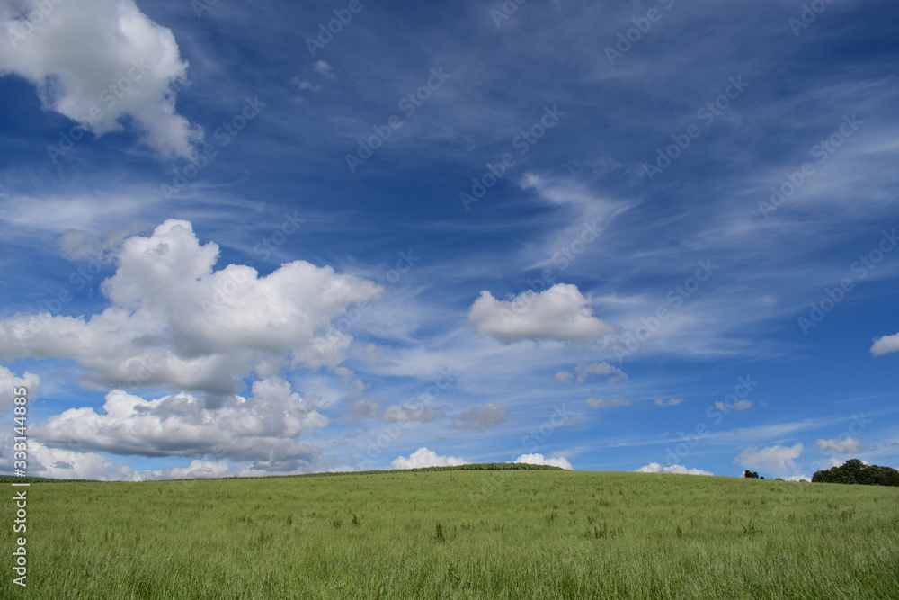 Landschaft , Felder und Wiesen, Himmel und Wolken Landschaft , Felder und Wiesen, Himmel und Wolken