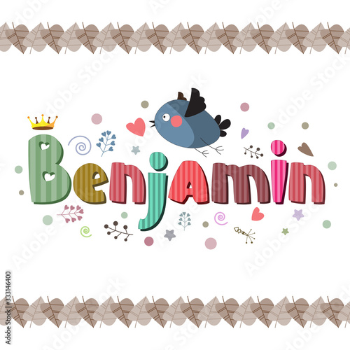 The original spelling of Benjamin.