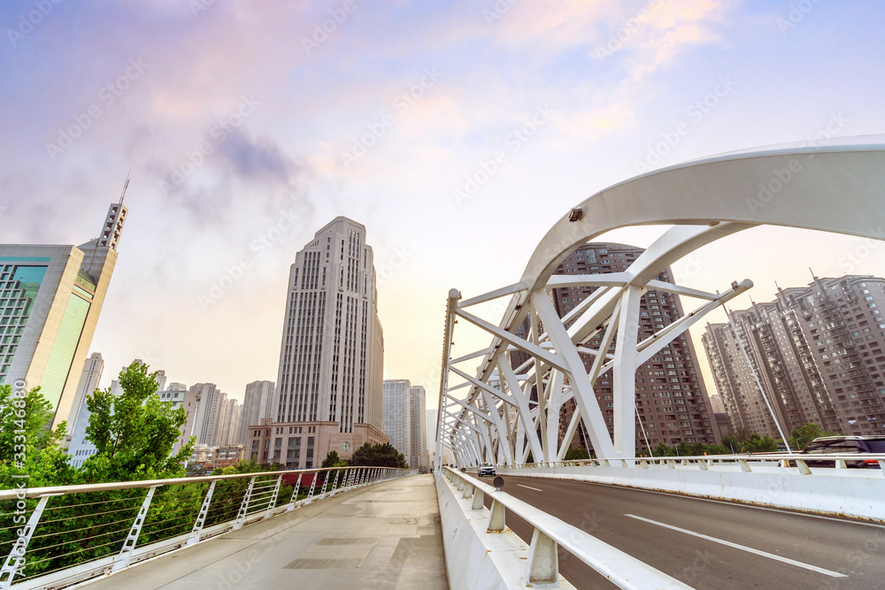 Obraz premium Tianjin Cityscape, China