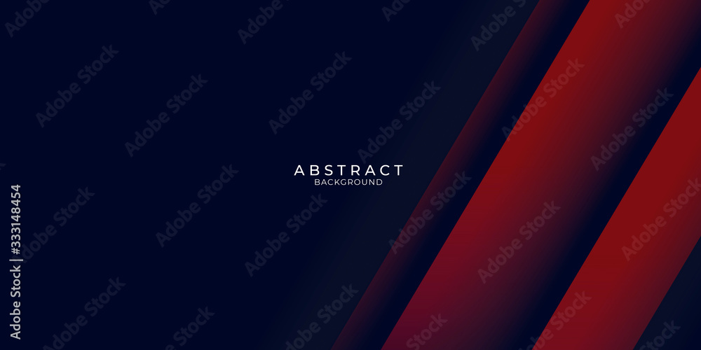 Red blue background with 3D layered stripe line for presentation background