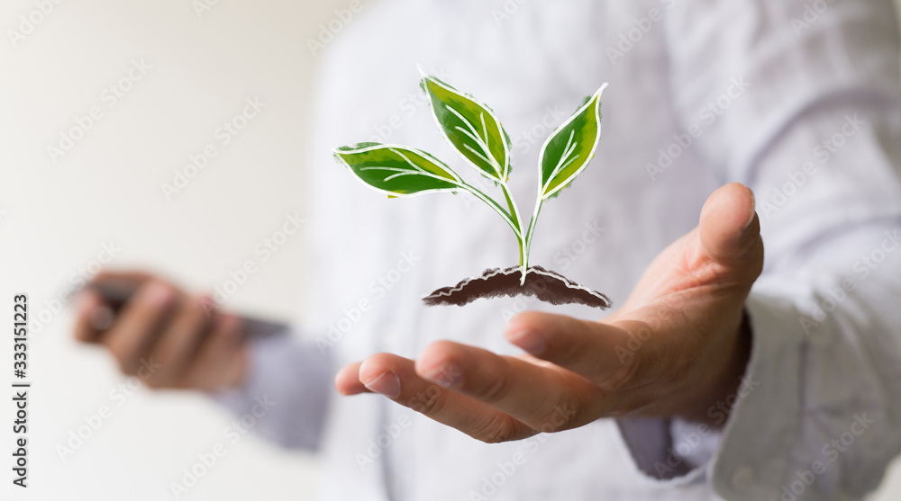 Minimal nature concept.Think Green.Ecology Concept. Environmentally friendly planet. Minimal nature concept.Think Green.Ecology Concept. Environmentally friendly planet.
