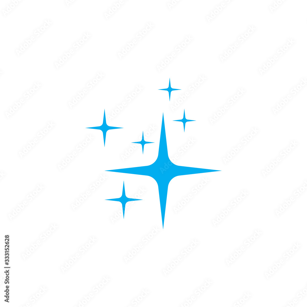 Shine icon design isolated on white background Shine icon design isolated on white background