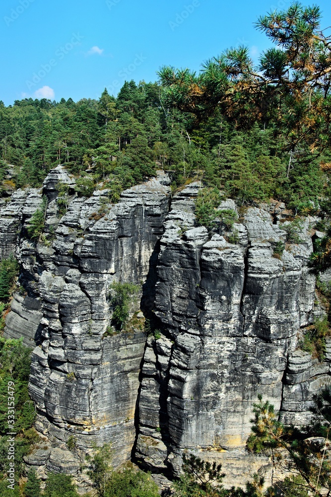 Czech Republic-rocks in Bohemian Switzerland