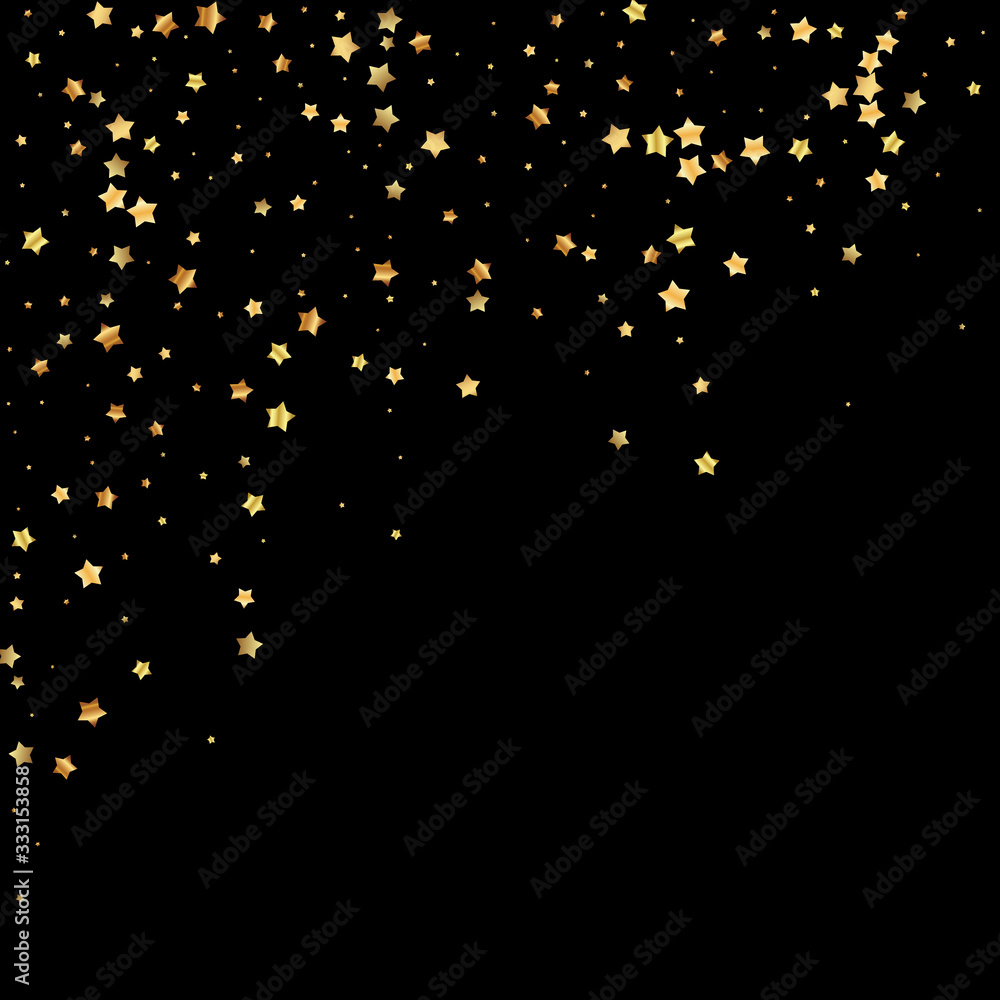 Gold stars random luxury sparkling confetti. Scatt Gold stars random luxury sparkling confetti. Scatt
