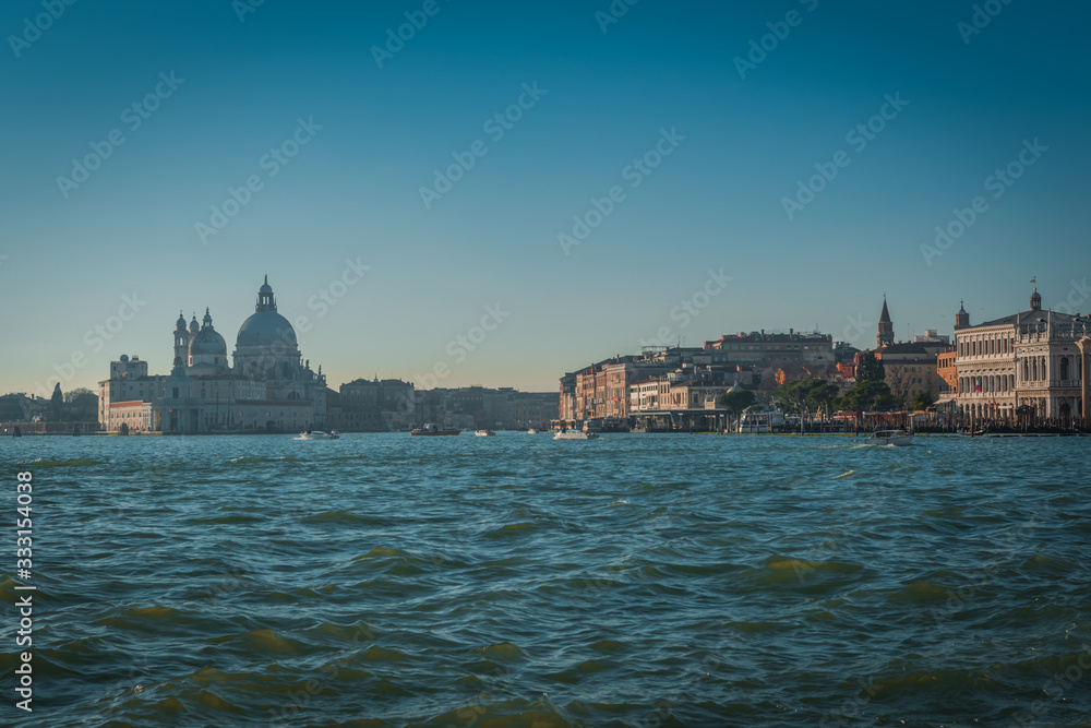 VENICE, VENETO / ITALY - DECEMBER 26 2019: Venice view