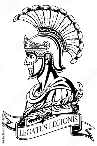 Ancient Roman warrior. Legatus legionis (Legion Legate).