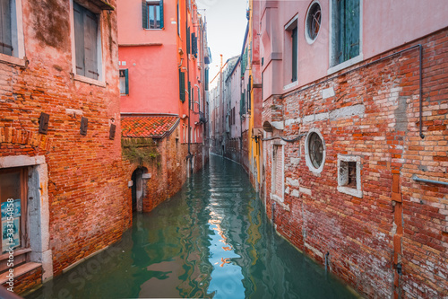 VENICE, VENETO / ITALY - DECEMBER 26 2019: Venice view