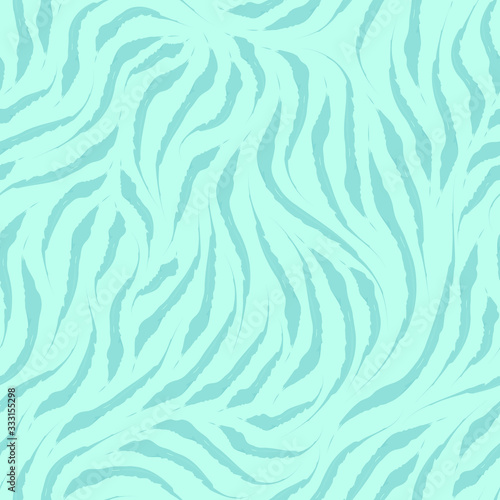 Vector seamless texture of blue color from lines with heterogene