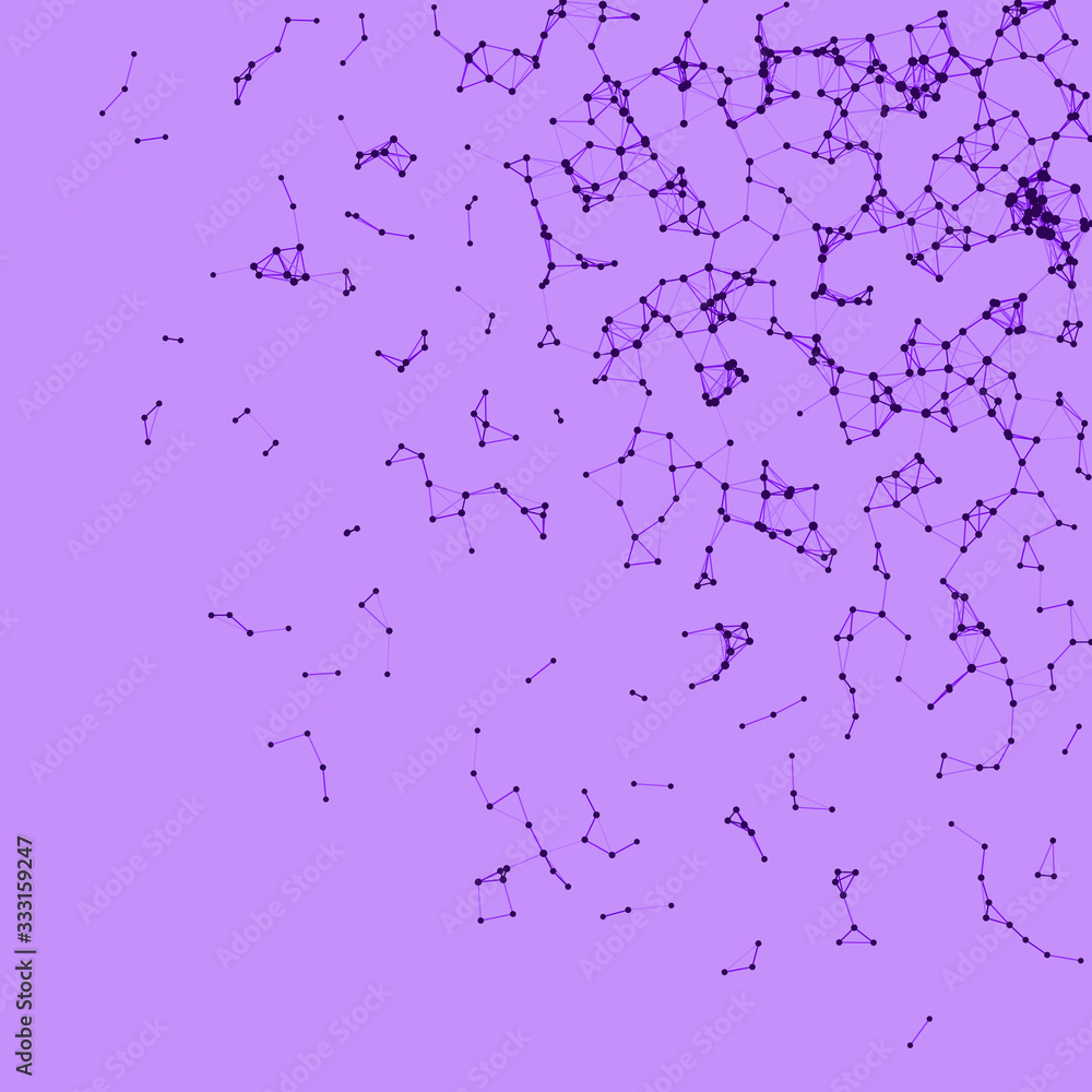 Obraz premium Network Mesh Procedural Art background illustration