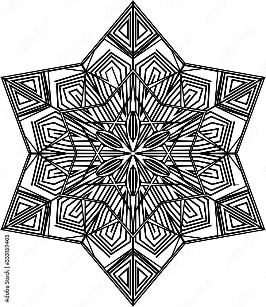 Mandalas for coloring book. Decorative round ornaments. Unusual flower shape. Oriental vector, Anti-stress therapy patterns. Weave design elements. Yoga logos Vector,Vector Beautiful Deco Black Mandal
