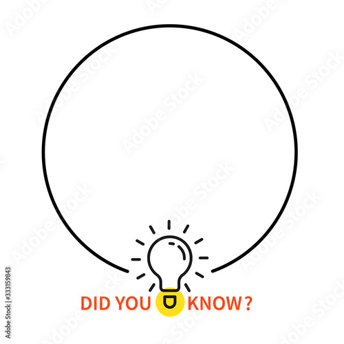 did you know with hanging bulb.